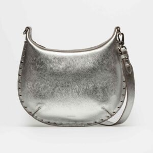 Cartera Al Hombro Luna Plata