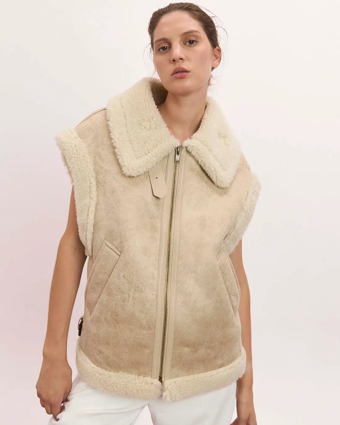 Chaleco Shiga Taupe