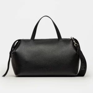 Cartera de mano Resort en cuero graneado