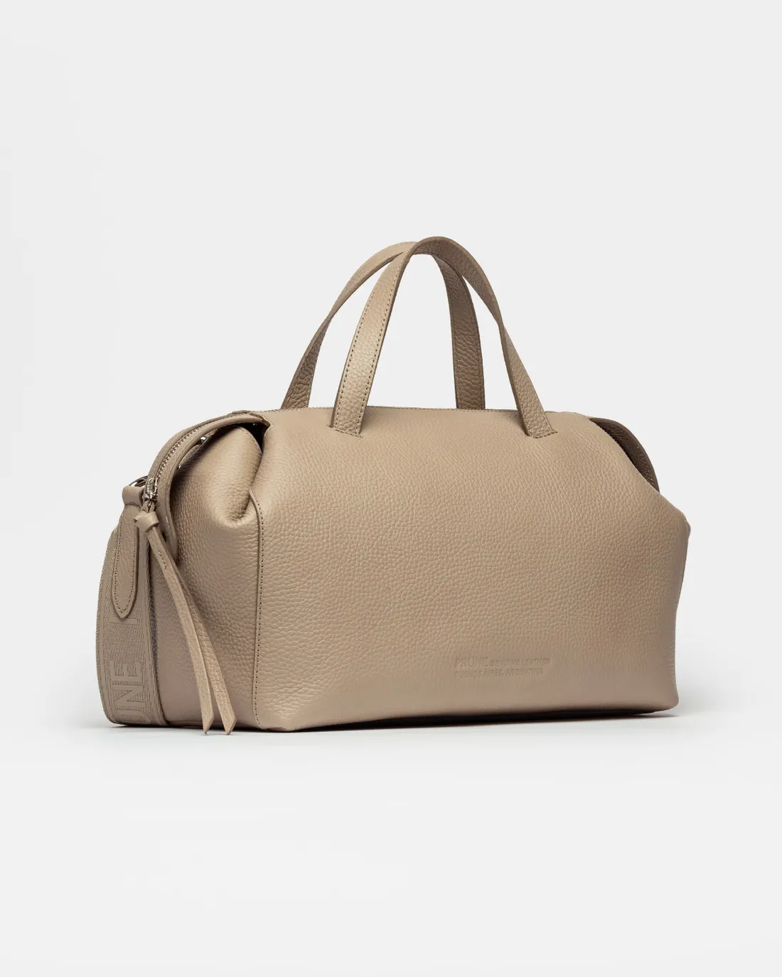 Cartera de mano Resort en cuero graneado - Imagen 2