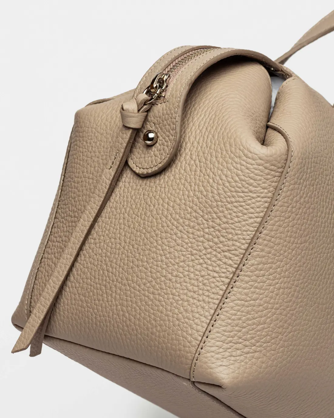 Cartera de mano Resort en cuero graneado - Imagen 4