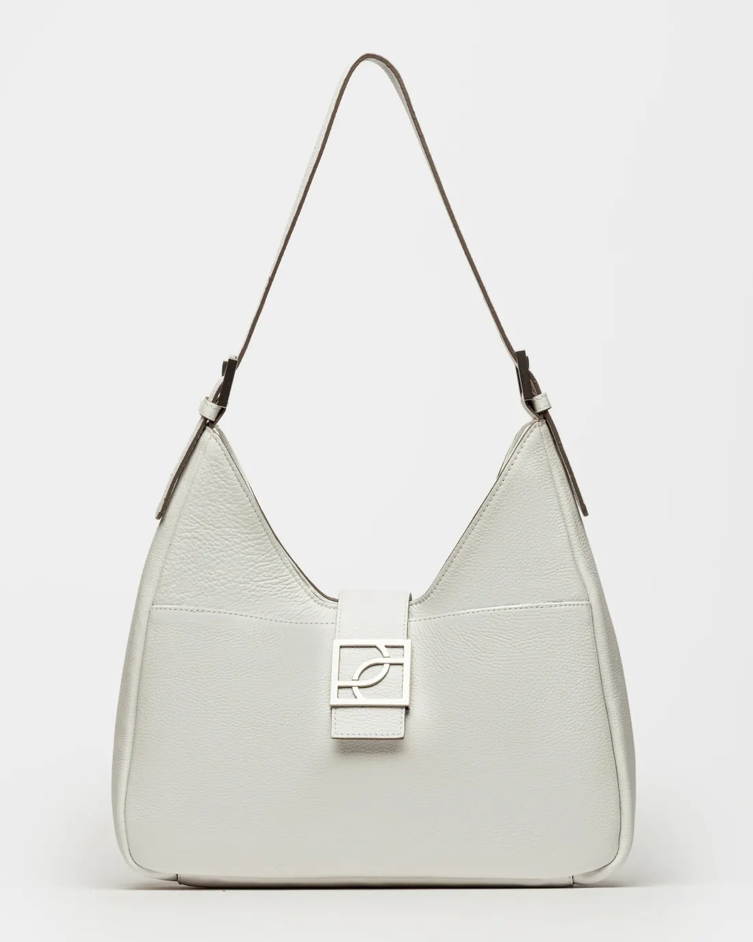 Bolso Signature en cuero graneado