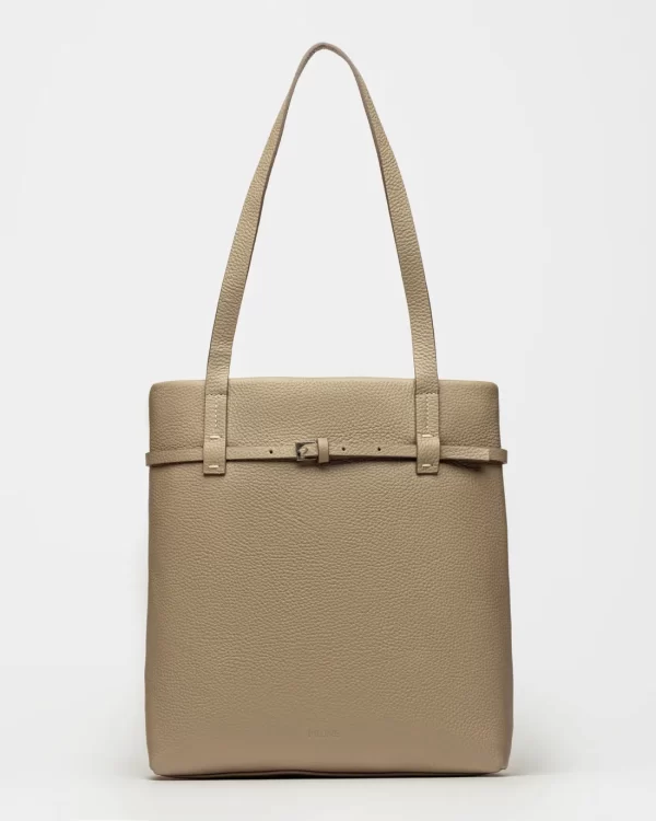 Shopper Bay en cuero graneado