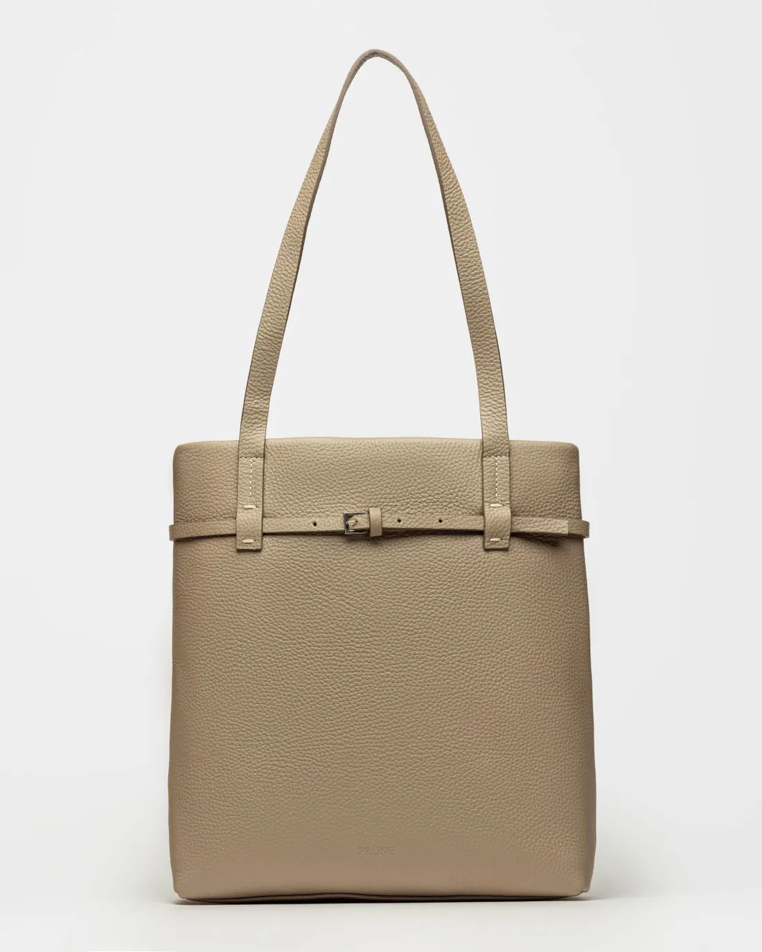 Shopper Bay en cuero graneado