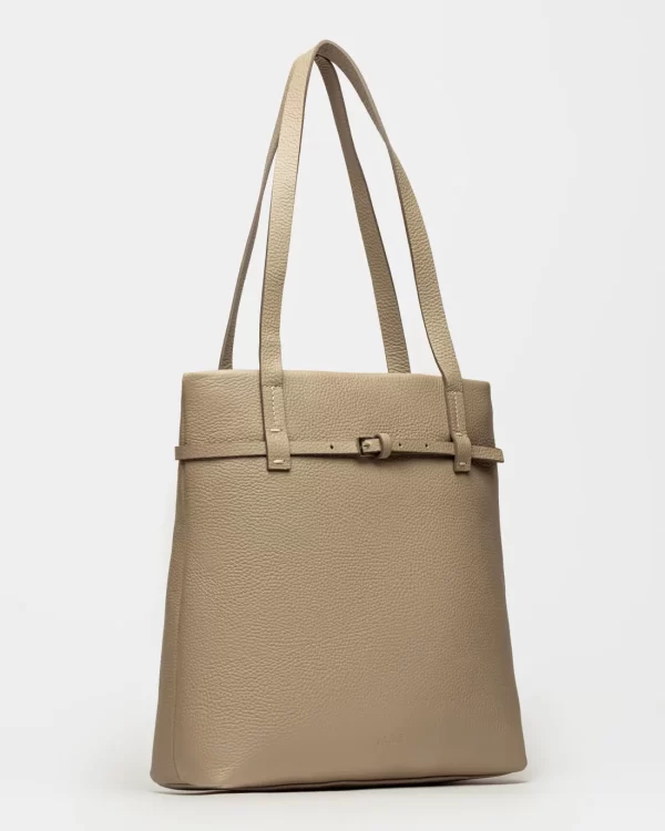 Shopper Bay en cuero graneado - Imagen 2