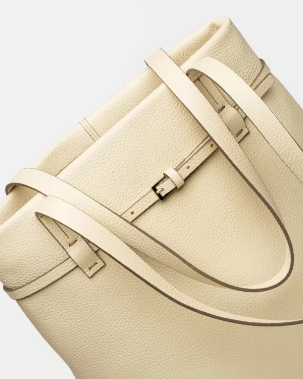 Shopper Bay en cuero graneado - Imagen 3