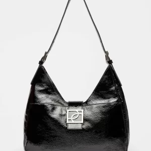 Bolso Signature en cuero charol