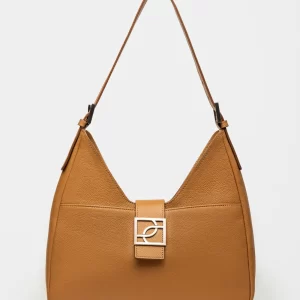 Bolso Signature en cuero graneado
