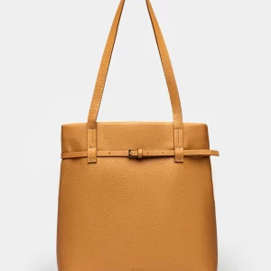 Shopper Bay en cuero graneado