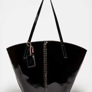 Shopper Neo Craft en cuero charol