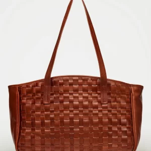 Shopper The Knit Bag en cuero vacuno