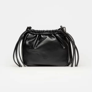 Bandolera Marine en efecto cuero liso